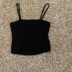 Black crop top